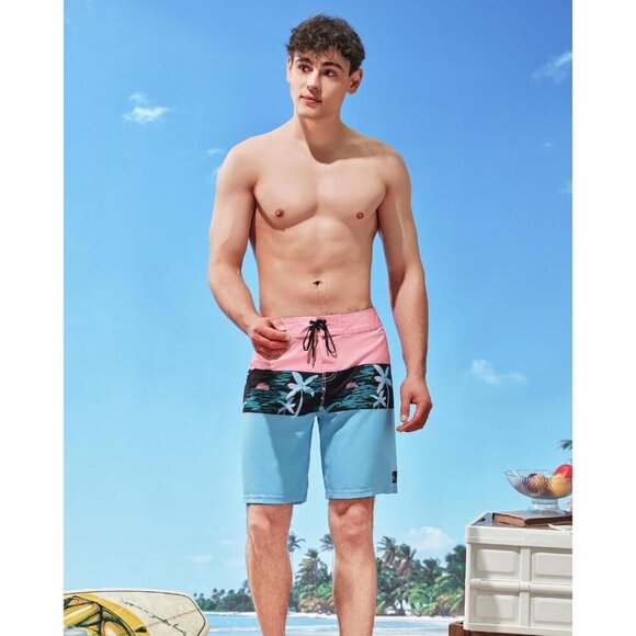 🆕 Brand New - Men's Pink Beach Board Short - Picture 2 of 6